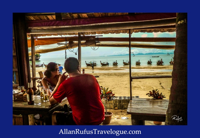 Street Photography - Looking at the boats on the beach near Krabi!